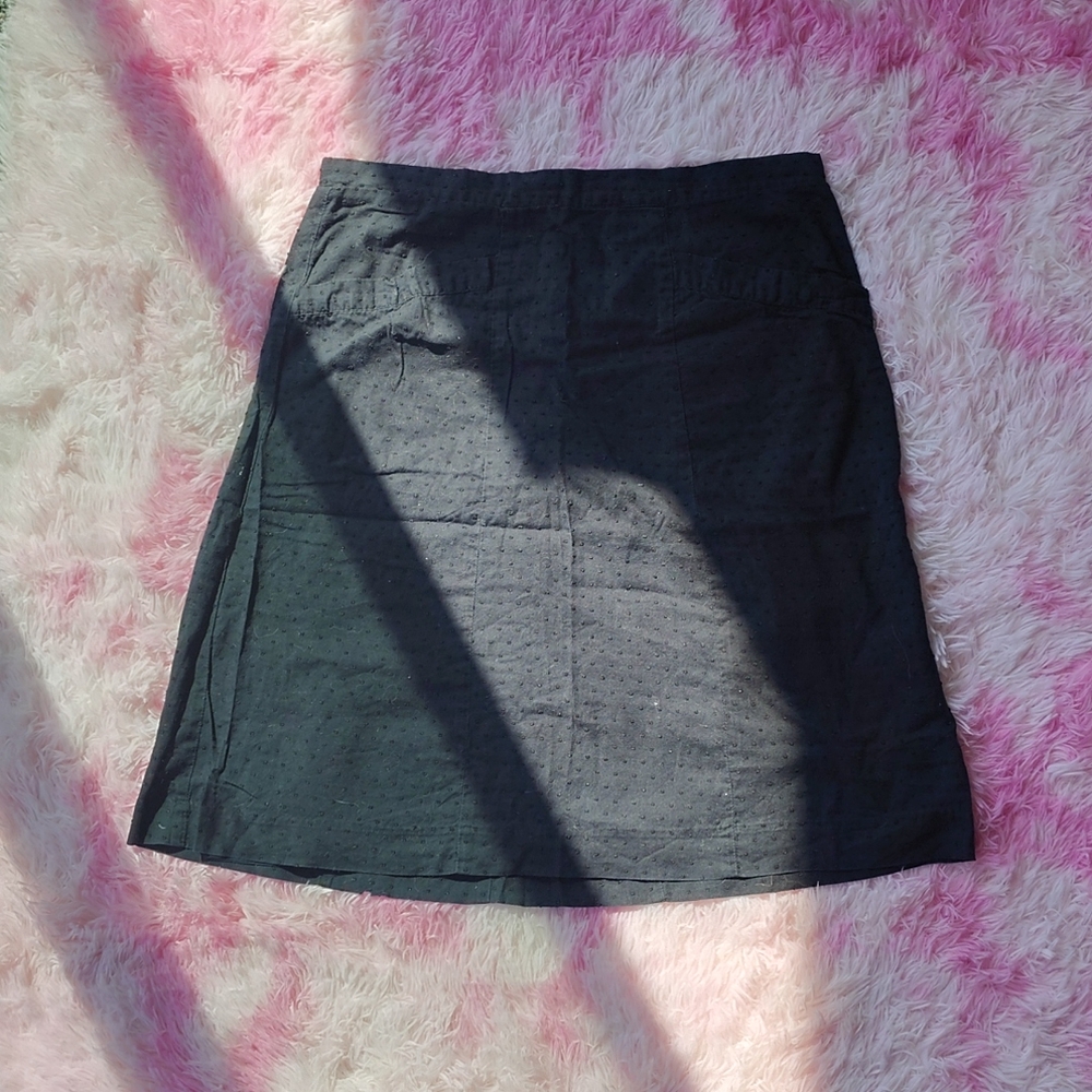 American Eagle Outfitters Charcoal A-Line Skirt